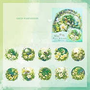 Pet Floating Flower Moon Sticker, DIY Gu Card Sticker Creative Children's Sticker, Bees, 80x80mm, 20Pcs/set(PW-WG43111-05)