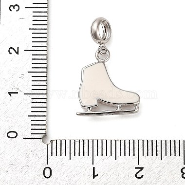 Charms colgantes europeos de plata de ley chapada en rodio 925(STER-P062-02A-03)-3