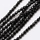 Natural Black Onyx Beads Strands(G-A129-2mm-25)-1