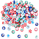 200Pcs 10 Styles Christmas Theme Handmade Polymer Clay Beads(CLAY-SC0002-54)-1