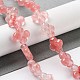Cherry Quartz Glass Beads Strands(G-P520-A05-01)-2
