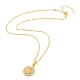 Golden Alloy Rhinestone Pendant Necklaces(NJEW-P284-01G)-2