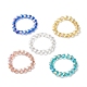 Galvanoplastie verre fleur de prunier perles enfants bracelets(BJEW-JB09172)-1