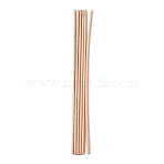Beech Wood Sticks, Round Dowel Rod, for Braiding Tapestry, Column, PeachPuff, 300x5mm(DIY-WH0325-96C)