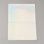 PET Laser Inkjet Paper, with Adhesive Sticker, Rectangle, Silver, 298x210x0.2mm(DIY-WH0259-01)