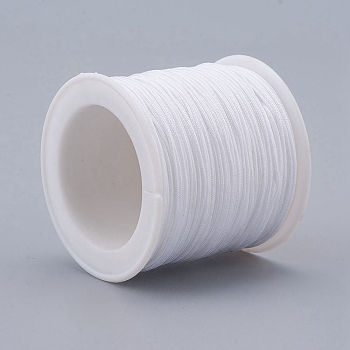 Nylon Thread, DIY Material for Jewelry Making, White, 1mm, 100yards/roll