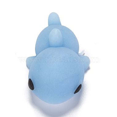 Shark Shape Squishy Stress Toy(X-AJEW-H125-21)-2