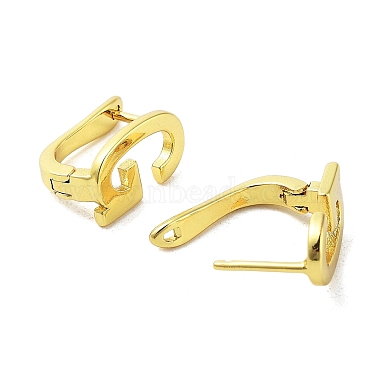 Brass Letter Stud Earrings for Women(EJEW-A038-01G-G)-2