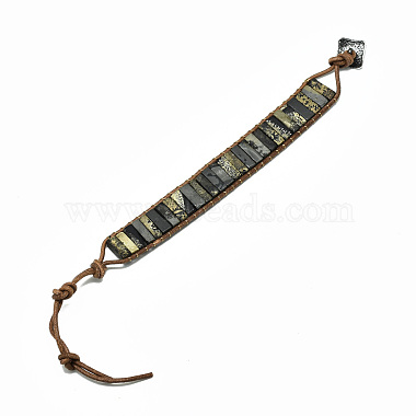 Cowhide Leather Cord Bracelets(BJEW-R309-01A-13)-3