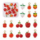 16Pcs 8 Style Handmade Lampwork Pendants(LAMP-SW0001-01)-1