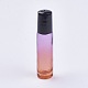 10ml Glass Gradient Color Essential Oil Empty Roller Ball Bottles(MRMJ-WH0011-B03-10ml)-1