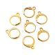 Brass Leverback Earring Findings(FIND-WH0125-13G)-1