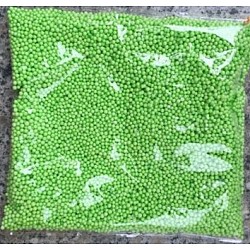 Craft Foam Balls, Round, for DIY Wedding Holiday Crafts Making, Lime Green, 1.5~3.5mm(DIY-WH0003-A01)