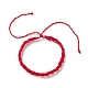 Браслет из плетеного шнура с нейлоновой нитью(BJEW-JB07412-01)-1