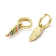 Real 18K Gold Plated Brass Dangle Hoop Earrings(EJEW-L268-008G-02)-2