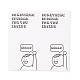 Rectangle présent stickers(DIY-B041-06F)-1